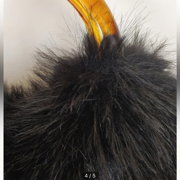 Fluffy satchel bag - Picture 3 of 4